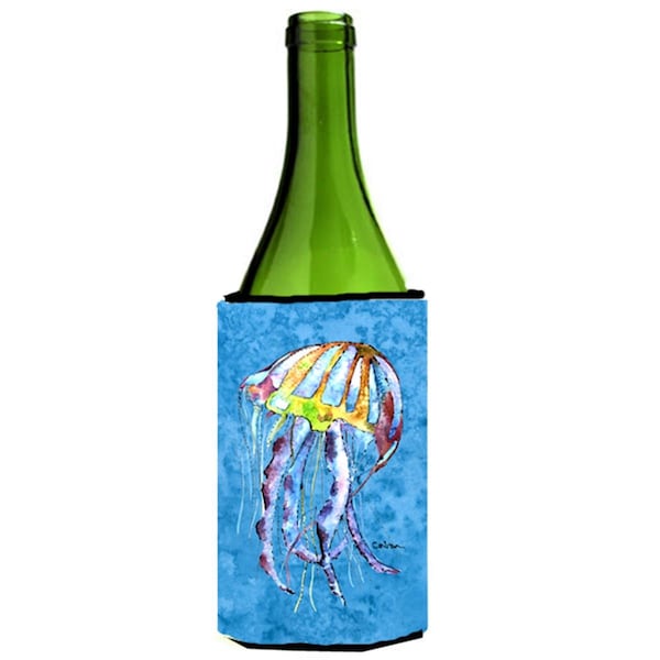 Carolines Treasures Jellyfish Wine bottle sleeve Hugger - 24 oz. - 8682LITERK