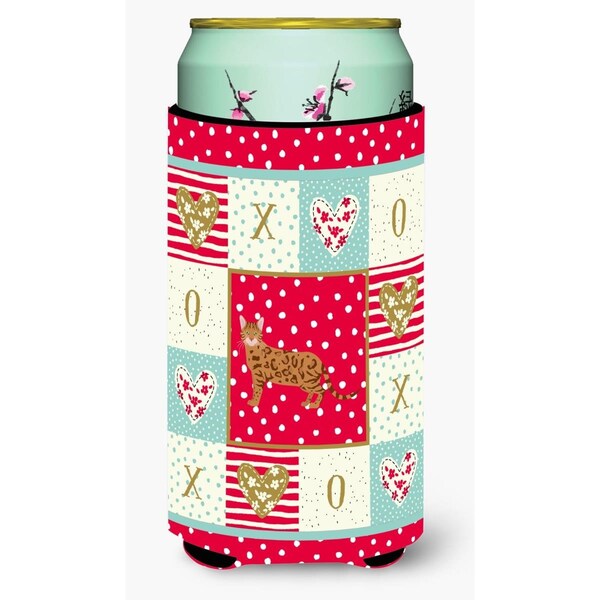 Carolines Treasures 22-24 oz Bengal No.2 Cat Love Tall Boy Beverage Hugger - CK5563TBC