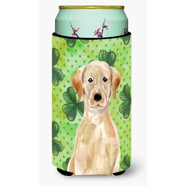 Carolines Treasures Yellow Labrador St Patricks Tall Boy Beverage Insulator Hugger - BB9541TBC