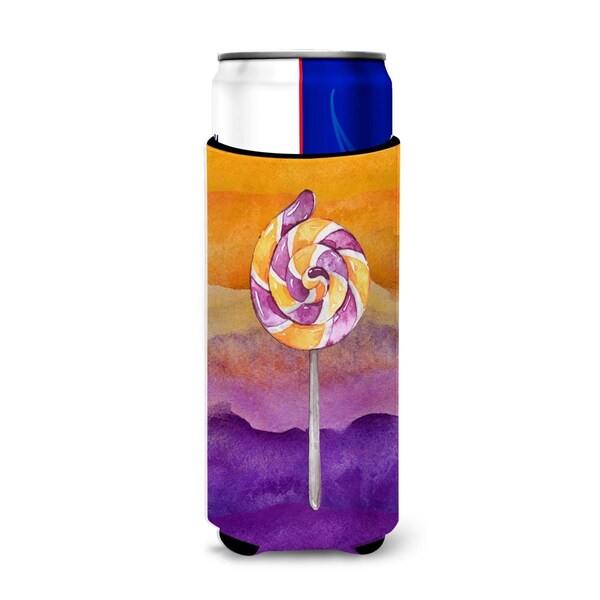Carolines Treasures Halloween Sucker Lollipop Michelob Ultra Hugger for Slim Cans - BB7466MUK
