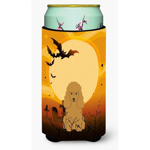 Carolines Treasures Halloween Poodle Tan Tall Boy Beverage Insulator Hugger - BB4335TBC