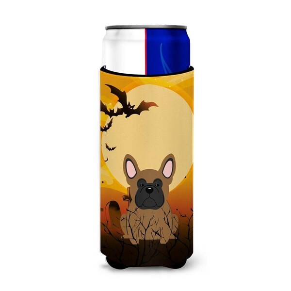 Carolines Treasures Halloween French Bulldog Brown Michelob Ultra Hugger for Slim Cans - BB4279MUK