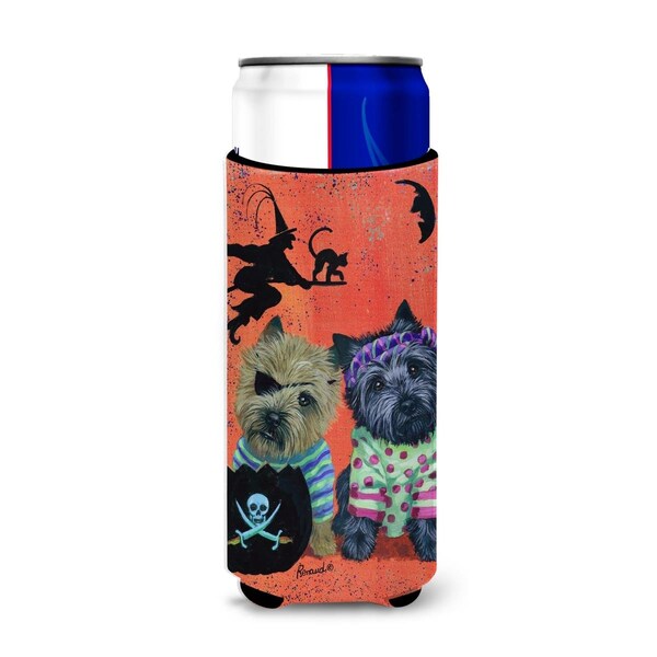 Carolines Treasures 12 oz Cairn Terrier Pirates Halloween Ultra Hugger for Slim Cans - PPP3043MUK