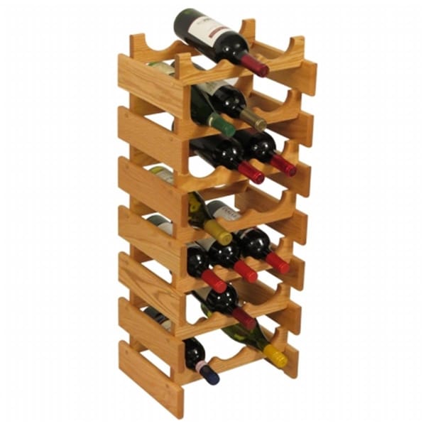 Razoredge 21 Bottle Dakota Wine Rack - Light Oak - RA3264188
