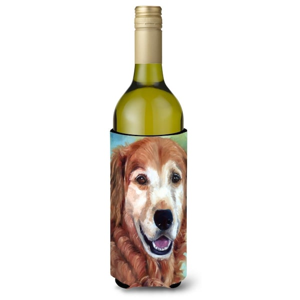 Carolines Treasures Golden Retriver Good Boy Wine Bottle Beverage insulator Hugger - 7383LITERK