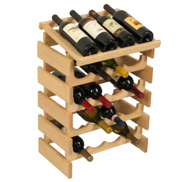 Razoredge 20 Bottle Dakota Wine Rack with Display Top - Unfinished - RA3265719