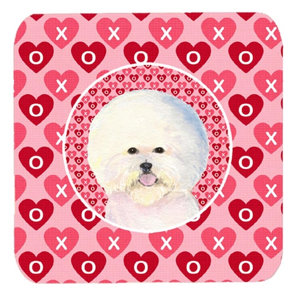 Carolines Treasures Bichon Frise Foam Coasters- Set of 4 - SS4526FC