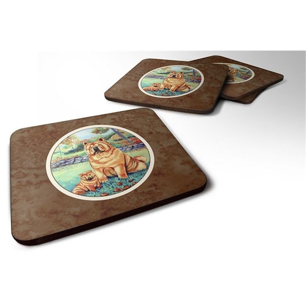 Carolines Treasures Chow Chow Mommas Love Foam Coaster, Set of 4 - 7057FC