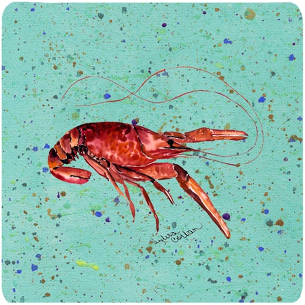 Carolines Treasures Crawfish Foam Coasters - Set of 4 - 8461FC