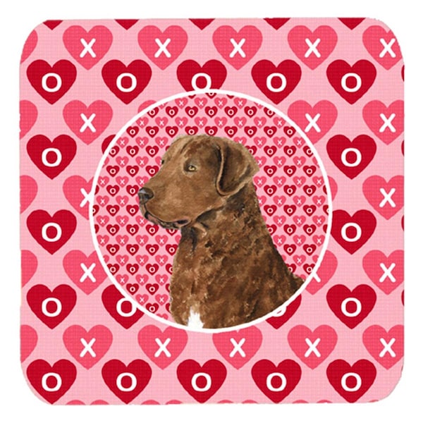 Carolines Treasures Chesapeake Bay Retriever Foam Coasters- Set of 4 - SS4531FC