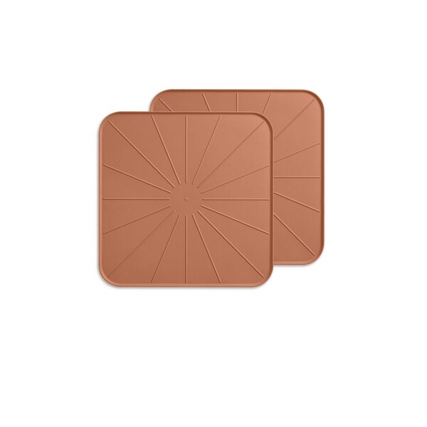 Weathertech Terra Cotta, Plant Mats/Coasters 16 Square - 8A16SQCSTTC