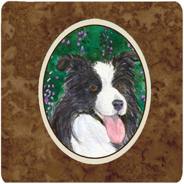 Carolines Treasures Border Collie Foam Coasters- Set of 4 - SS1053FC