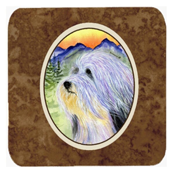 Carolines Treasures Bearded Collie Foam Coasters - Set of 4 - SS8244FC