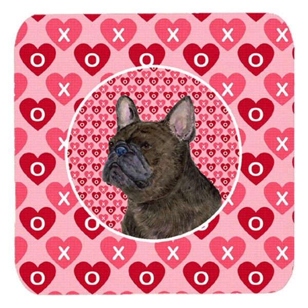 Carolines Treasures French Bulldog Foam Coasters- Set of 4 - SS4519FC