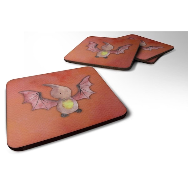 Carolines Treasures Pterodactyl Watercolor Foam Coasters - Set of 4 - BB7402FC
