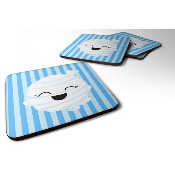 Carolines Treasures Halloween Ghost Mummy Foam Coasters - Set of 4 - BB6960FC