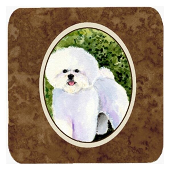 Carolines Treasures Carolines Treasures SS8712FC Bichon Frise Foam Coasters; Set - 4 - SS8712FC