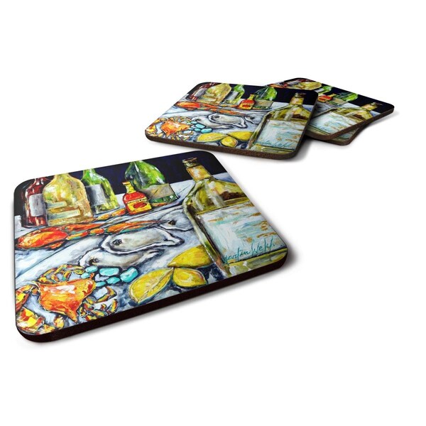 Carolines Treasures Sit a Spell Foam Coasters - Set of 4 - MW1349FC