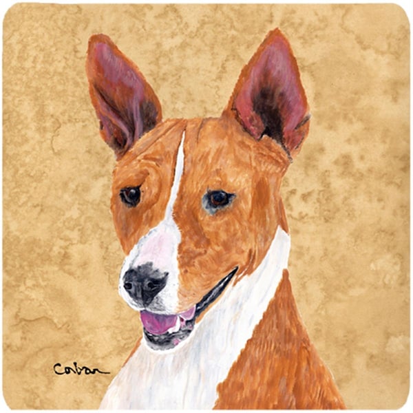 Carolines Treasures Basenji Foam Coasters - Set of 4- 3.5 x 3.5 In. - SC9124FC