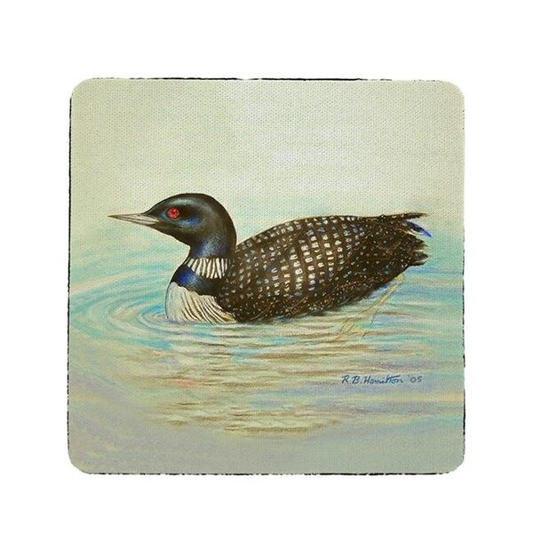 Betsy Drake Betsy Drake CT130 Loon Coaster - Set of 4 - CT130