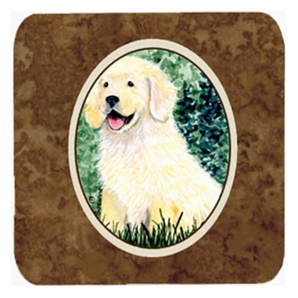 Carolines Treasures Golden Retriever Foam Coasters- Set of 4 - SS8739FC