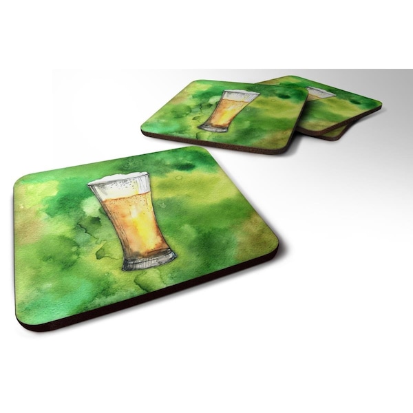 Carolines Treasures Irish Beer Tall Foam Coasters, 4PK - BB5759FC