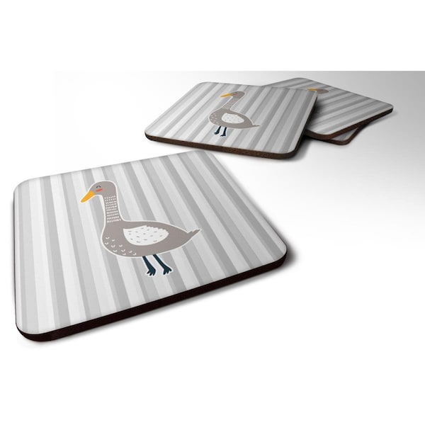 Carolines Treasures Grey Goose Foam Coasters - Set of 4 - BB6749FC