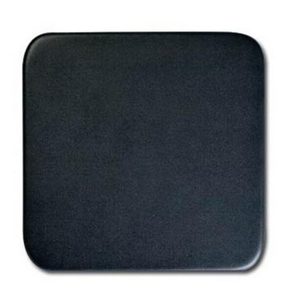 Dacasso Limited Dacasso Limited A1055 Black Leatherette 4 in. Square Coaster - A1055