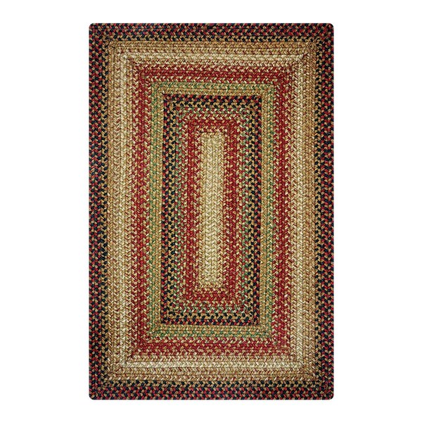 Homespice Decor 4 x 4 in. Gingerbread Round Coaster - Brown Deep Red - Pack of 8 - 590800