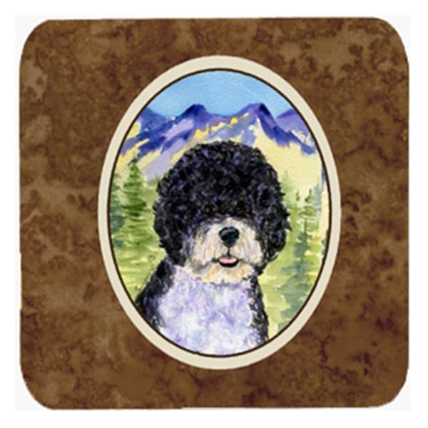 Carolines Treasures Portuguese Water Dog Foam Coasters - Set of 4 - SS8303FC