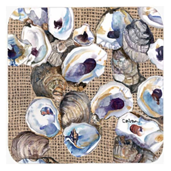 Carolines Treasures Oyster Foam Coasters- Set of 4 - 8734FC