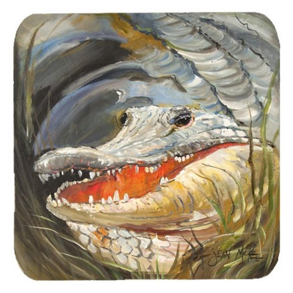 Carolines Treasures Alligator Foam Coasters- Set of 4 - JMK1208FC