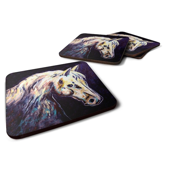 Carolines Treasures Knight Horse Foam Coasters - Set of 4 - MW1333FC