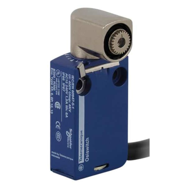 Interruptor de límite Telemecanique Sensors, pistón, 1NC/1NO, 6A @ 240V AC, Ubicación del actuador: Superior - XCMD2110L2