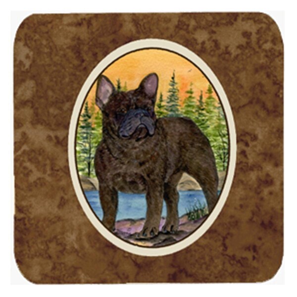 Carolines Treasures French Bulldog Foam Coasters- Set of 4 - SS8597FC