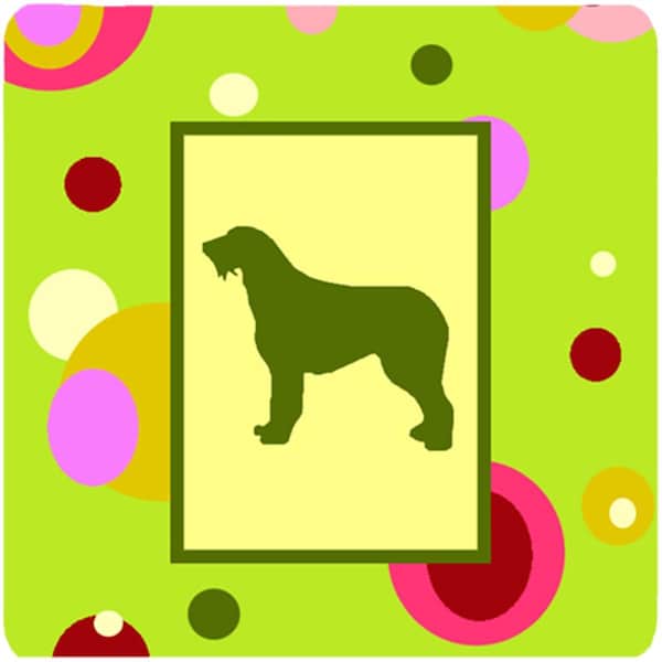 Carolines Treasures Irish Wolfhound Foam Coasters - Set of 4 - CK1135FC