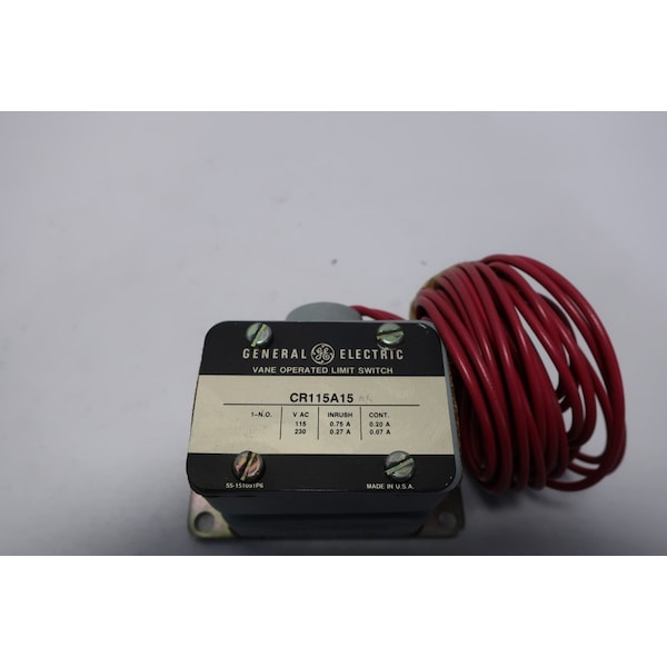 Interruptor de límite operado por vano Ge de 115230VAC - CR115A15AC
