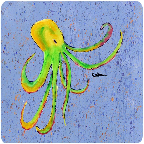 Carolines Treasures Octopus Foam Coasters - Set of 4 - 8524FC