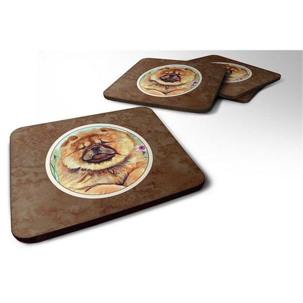 Carolines Treasures Chow Chow Foam Coaster, 3.5 x 0.25 x 3.5 in. - Set of 4 - 7020FC