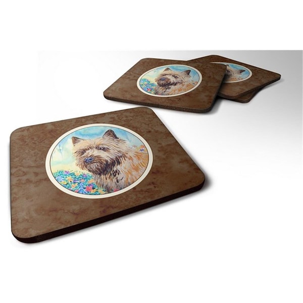 Carolines Treasures Cairn Terrier Foam Coaster, Set of 4 - 7238FC