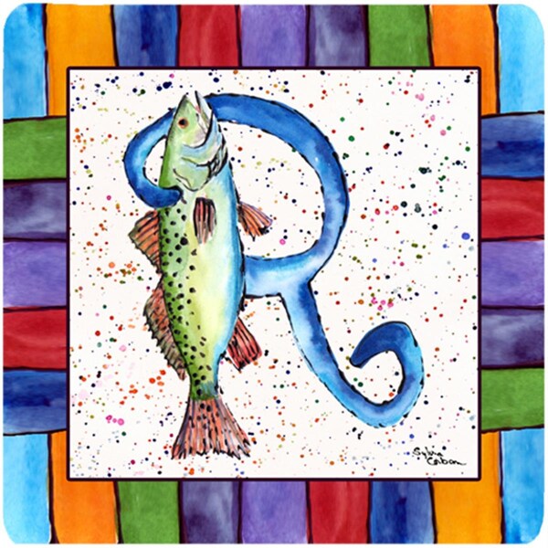 Carolines Treasures Beach And Seafood Foam Coasters - Set of 4 - 8441-RFC