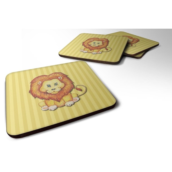 Carolines Treasures Lion Foam Coasters - Set of 4 - BB7146FC