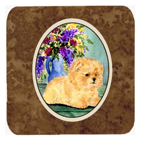 Carolines Treasures Pomeranian Foam Coasters - Set of 4 - SS8302FC