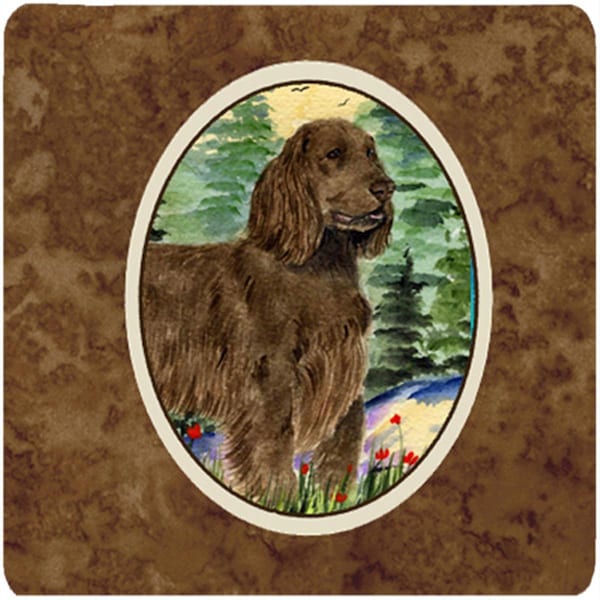 Carolines Treasures Field Spaniel Foam Coasters - Set of 4- 3.5 x 3.5 In. - SS8131FC