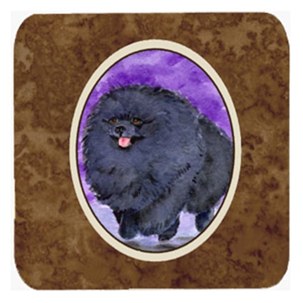 Carolines Treasures Pomeranian Foam Coasters- Set of 4 - SS8686FC