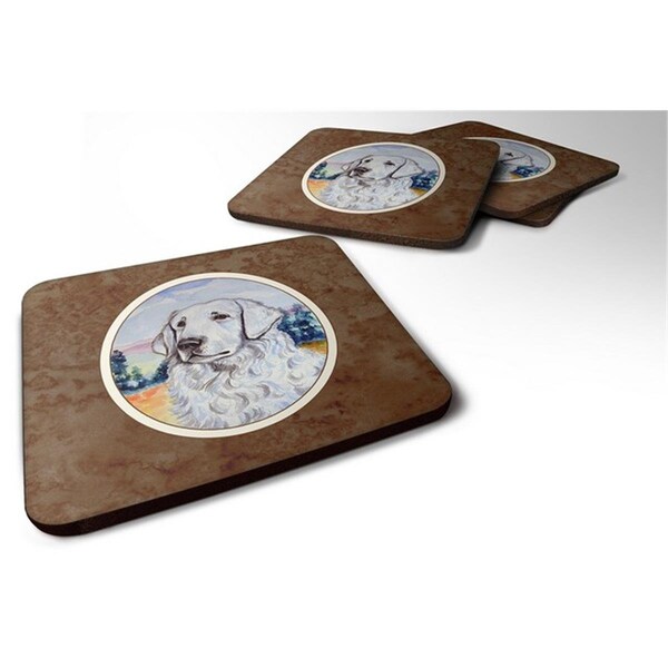 Carolines Treasures Kuvasz Foam Coaster, Set of 4 - 7058FC