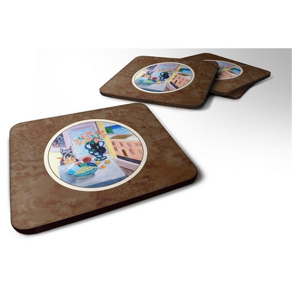 Carolines Treasures Schnauzer Foam Coaster, Set of 4 - 7255FC