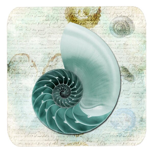 Carolines Treasures Shells Foam Coasters - Set of 4- 3.5 x 3.5 In. - SB3037FC