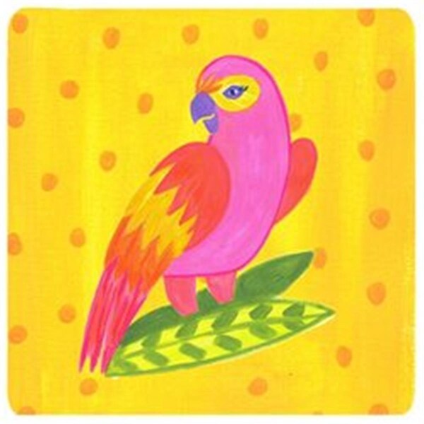 Carolines Treasures Bird - Parrot Foam Coasters - Set of 4- 3.5 x 3.5 In. - LD6146FC