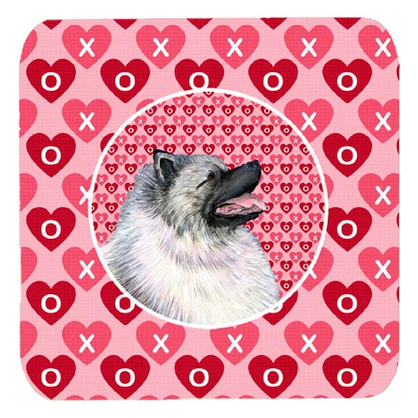 Carolines Treasures Keeshond Foam Coasters- Set of 4 - SS4488FC